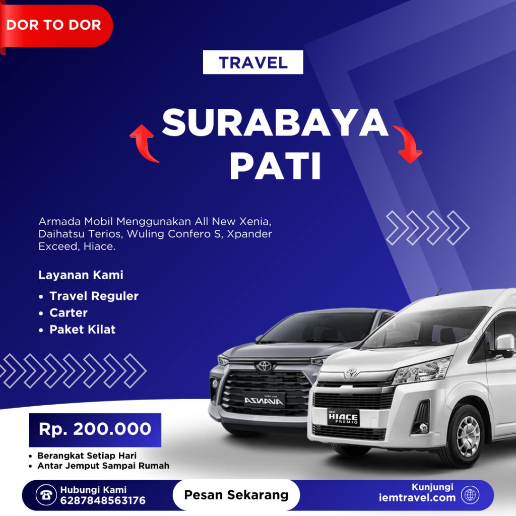 Travel Surabaya ke Pati Layanan Antar Jemput yang Praktis dan Nyaman
