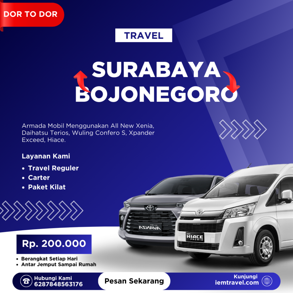 Travel Surabaya Bojonegoro Solusi Perjalanan Nyaman & Praktis
